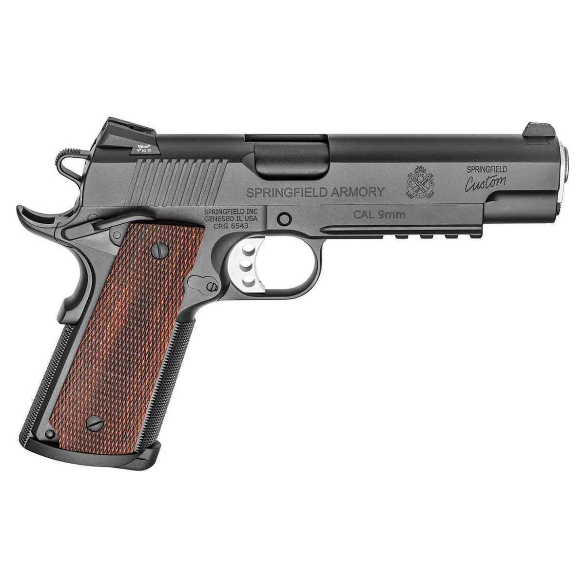 Springfield Armory 1911-A1 Professional Light Rail 9mm Luger 5in Black Pistol - 8+1 Rounds Springfield Armory 1911-A1 Professional Light Rail 9mm Luger 5in Black Pistol - 8+1 Rounds