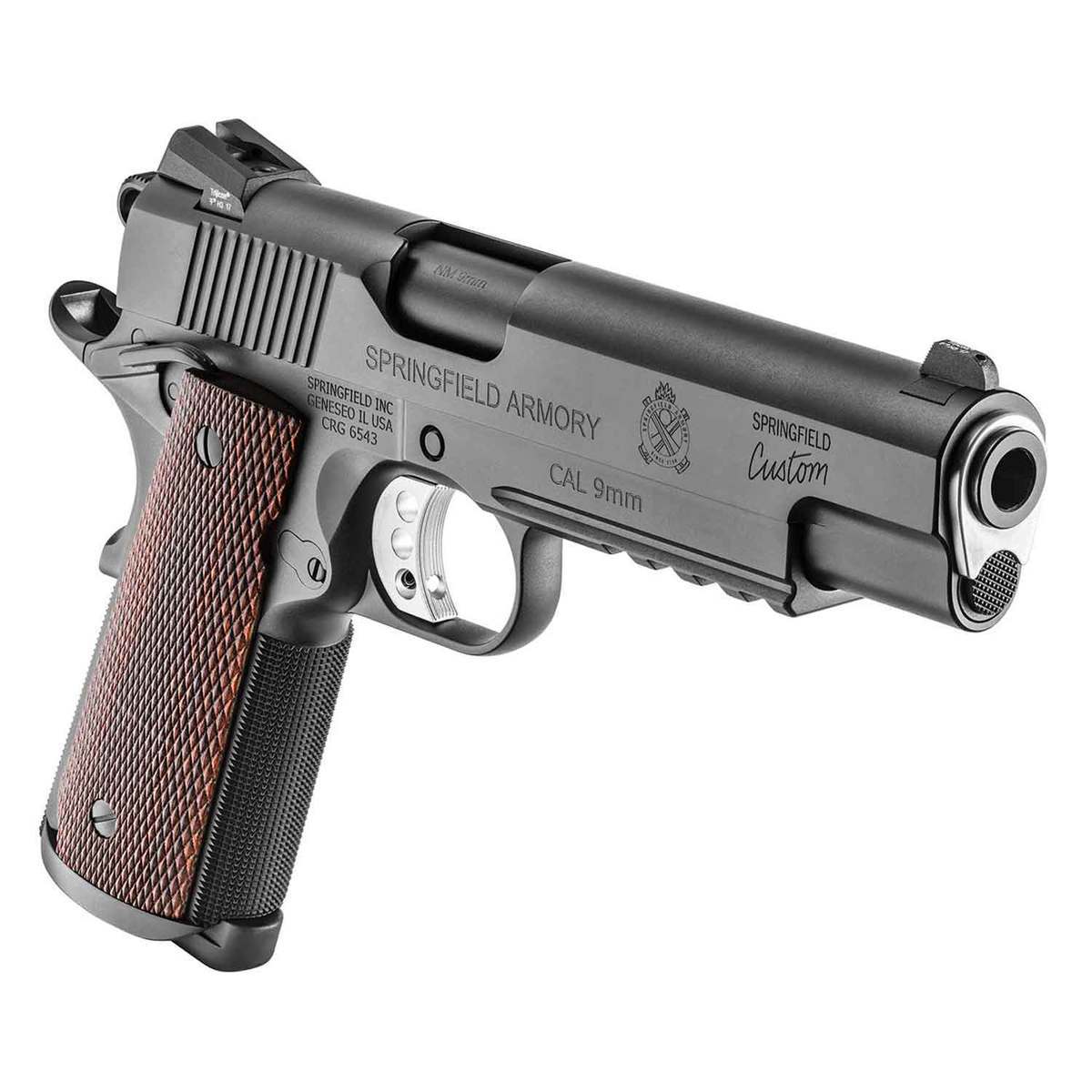 Springfield Armory 1911-A1 Professional Light Rail 9mm Luger 5in Black Pistol - 8+1 Rounds Springfield Armory 1911-A1 Professional Light Rail 9mm Luger 5in Black Pistol - 8+1 Rounds