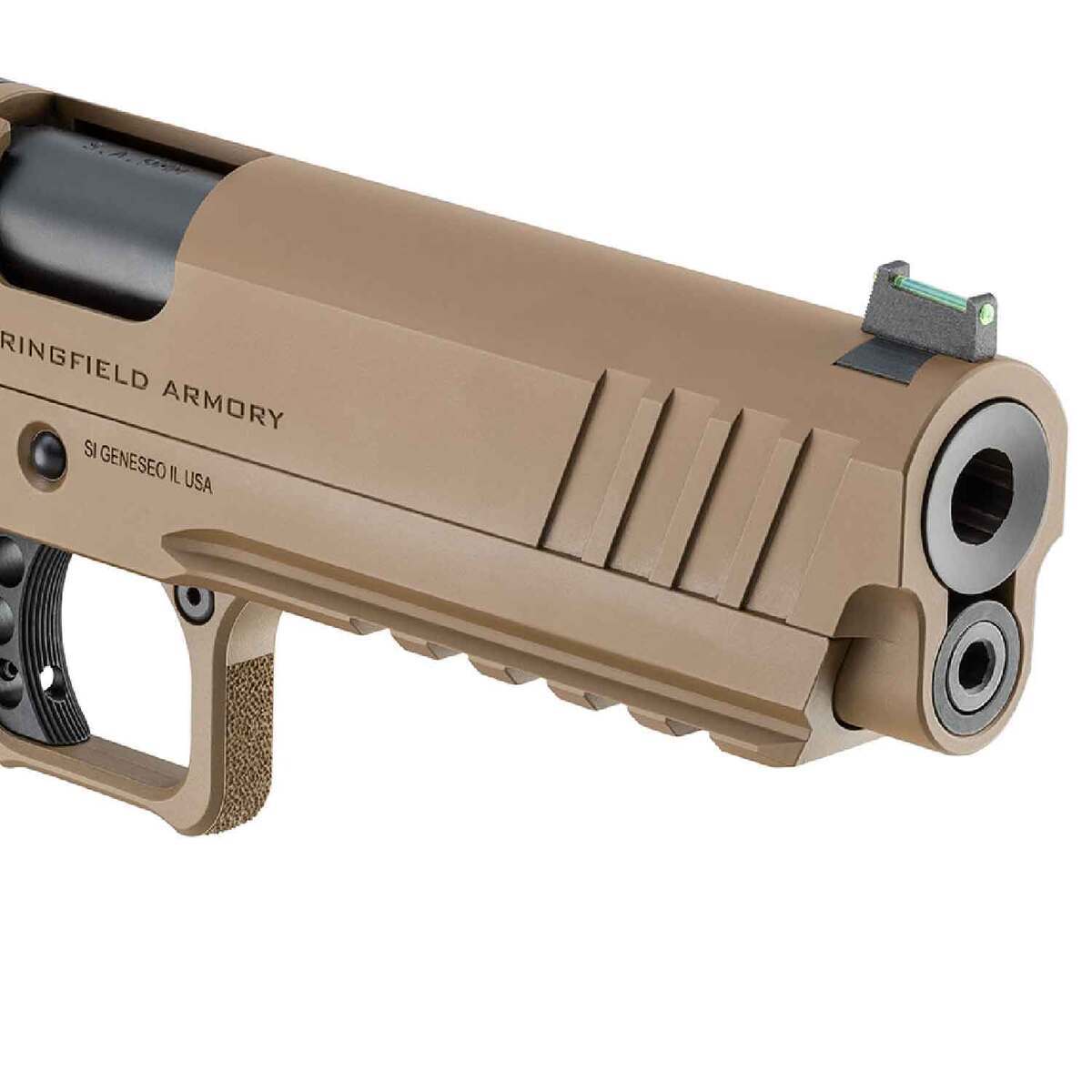 Springfield Armory 1911 DS Prodigy AOS 9mm Luger 5in Coyote Brown Cerakote Pistol - 20+1 Rounds Springfield Armory 1911 DS Prodigy AOS 9mm Luger 5in Coyote Brown Cerakote Pistol - 20+1 Rounds