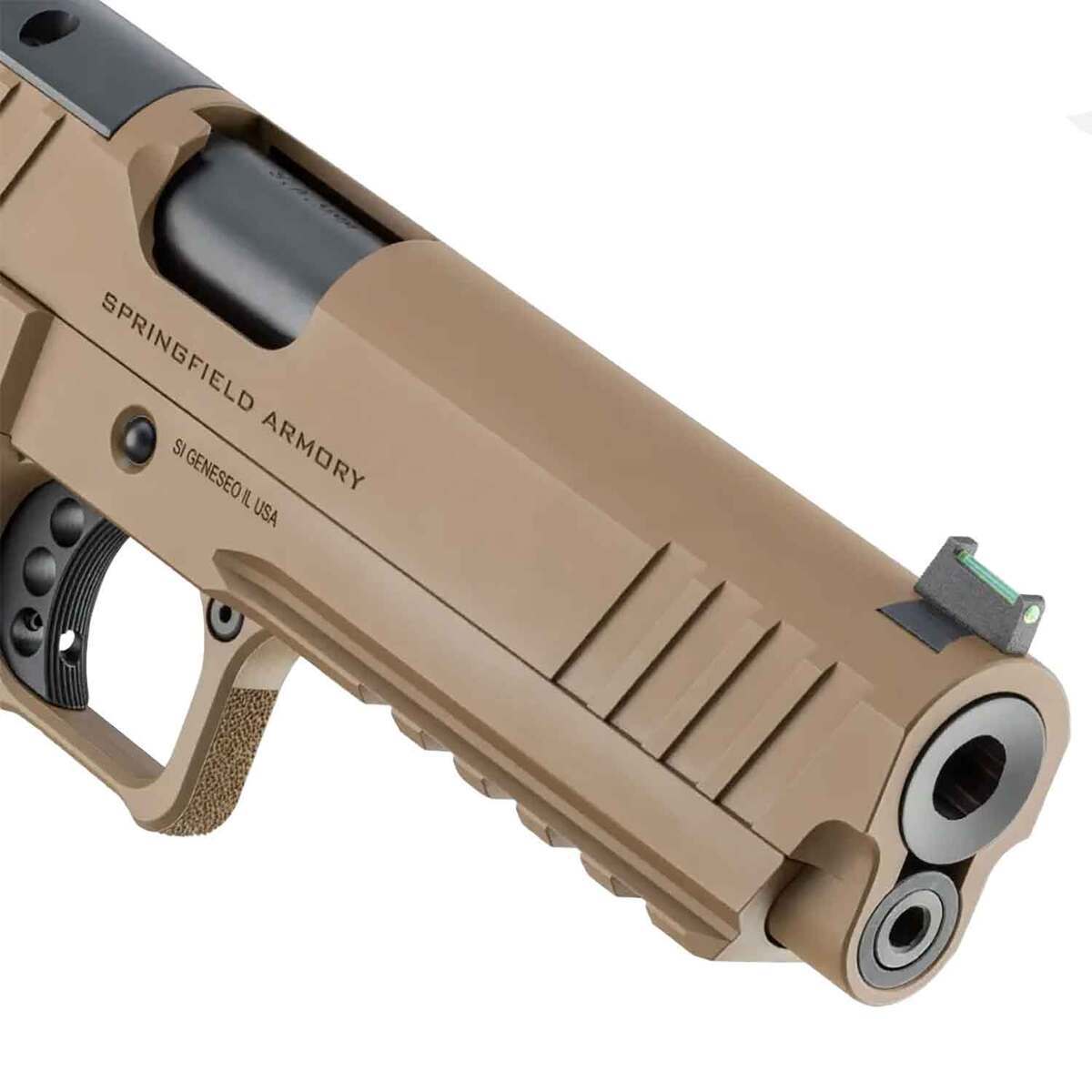 Springfield Armory 1911 DS Prodigy AOS 9mm Luger 5in Coyote Brown Cerakote Pistol - 20+1 Rounds Springfield Armory 1911 DS Prodigy AOS 9mm Luger 5in Coyote Brown Cerakote Pistol - 20+1 Rounds