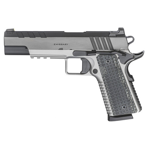 Springfield Armory 1911 Emissary 45 Auto (ACP) 5in Stainless/Black Pistol - 8+1 Rounds - Black Fullsize image