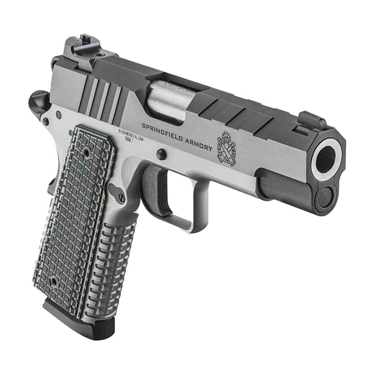Springfield Armory 1911 Emissary 45ACP 4.25in Stainless Pistol - 8+1 Rounds - Gray Springfield Armory 1911 Emissary 45ACP 4.25in Stainless Pistol - 8+1 Rounds - Gray