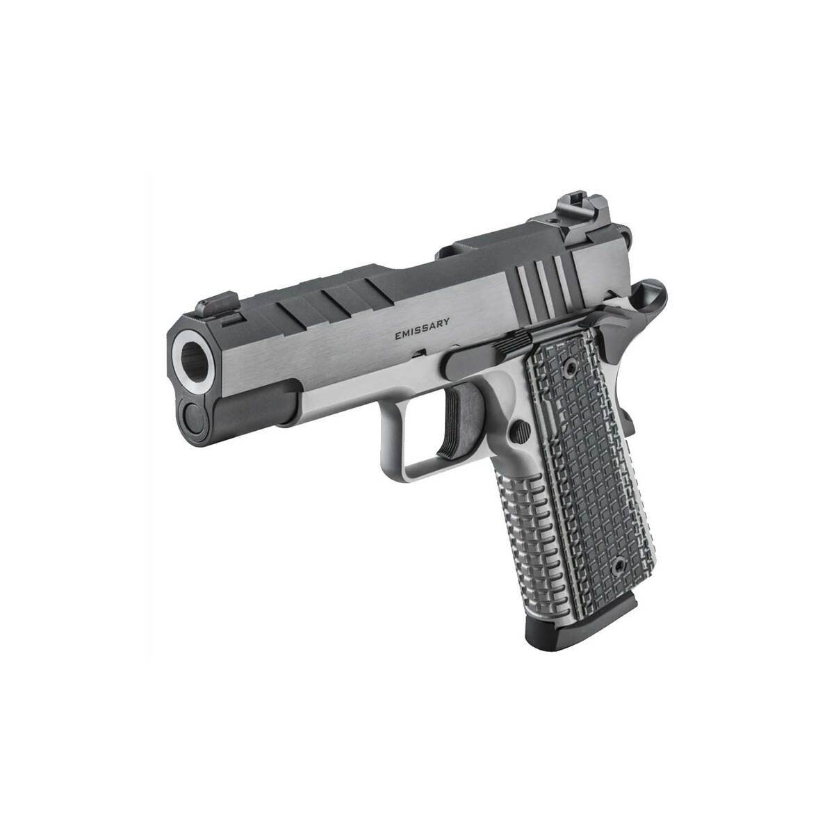 Springfield Armory 1911 Emissary 45ACP 4.25in Stainless Pistol - 8+1 Rounds - Gray Springfield Armory 1911 Emissary 45ACP 4.25in Stainless Pistol - 8+1 Rounds - Gray