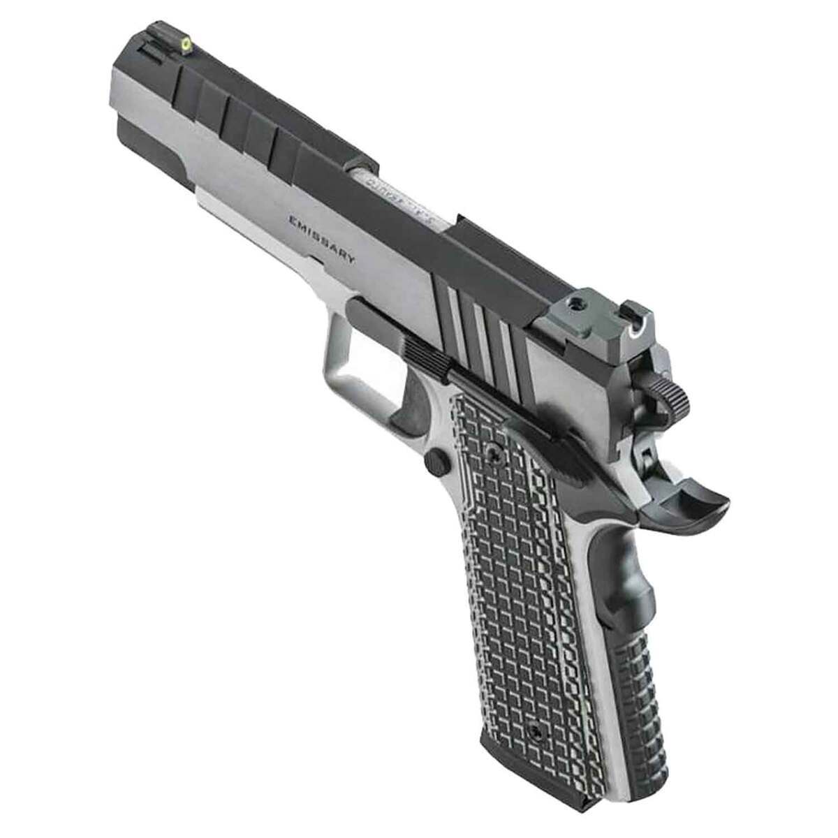 Springfield Armory 1911 Emissary 45ACP 4.25in Stainless Pistol - 8+1 Rounds - Gray Springfield Armory 1911 Emissary 45ACP 4.25in Stainless Pistol - 8+1 Rounds - Gray