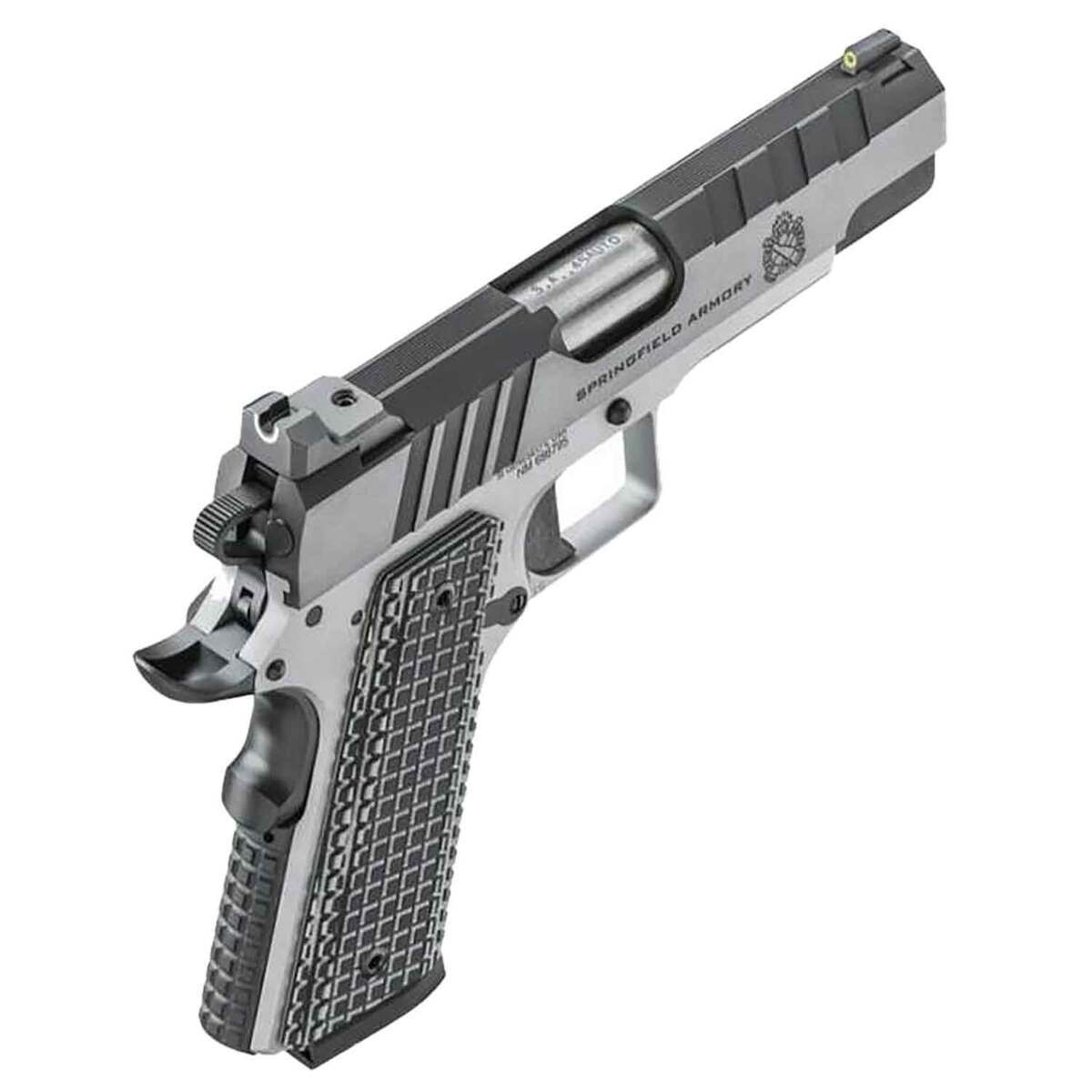 Springfield Armory 1911 Emissary 45ACP 4.25in Stainless Pistol - 8+1 Rounds - Gray Springfield Armory 1911 Emissary 45ACP 4.25in Stainless Pistol - 8+1 Rounds - Gray