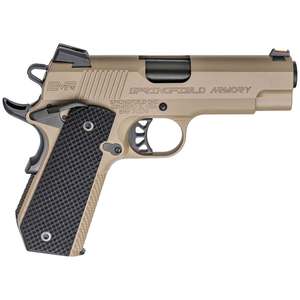 Springfield Armory 1911 EMP Conceal Carry 9mm Luger 4in Desert FDE Pistol - 9+1 Rounds