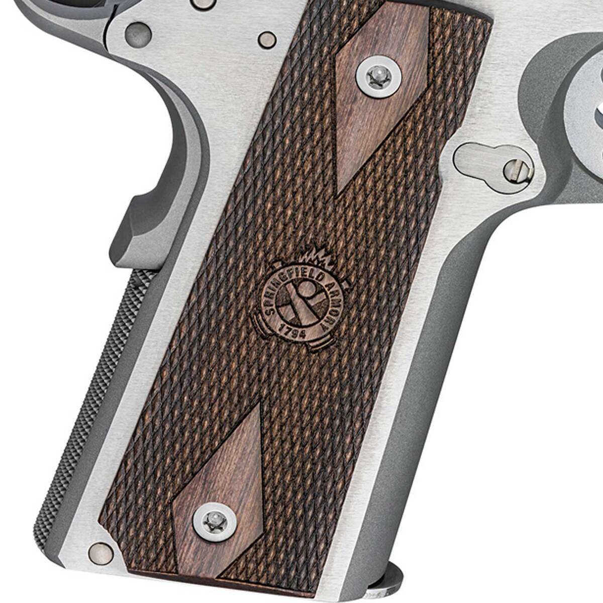Springfield Armory 1911 Garrison 45 Auto (ACP) 5in Stainless Steel Pistol - 7+1 Rounds Springfield Armory 1911 Garrison 45 Auto (ACP) 5in Stainless Steel Pistol - 7+1 Rounds