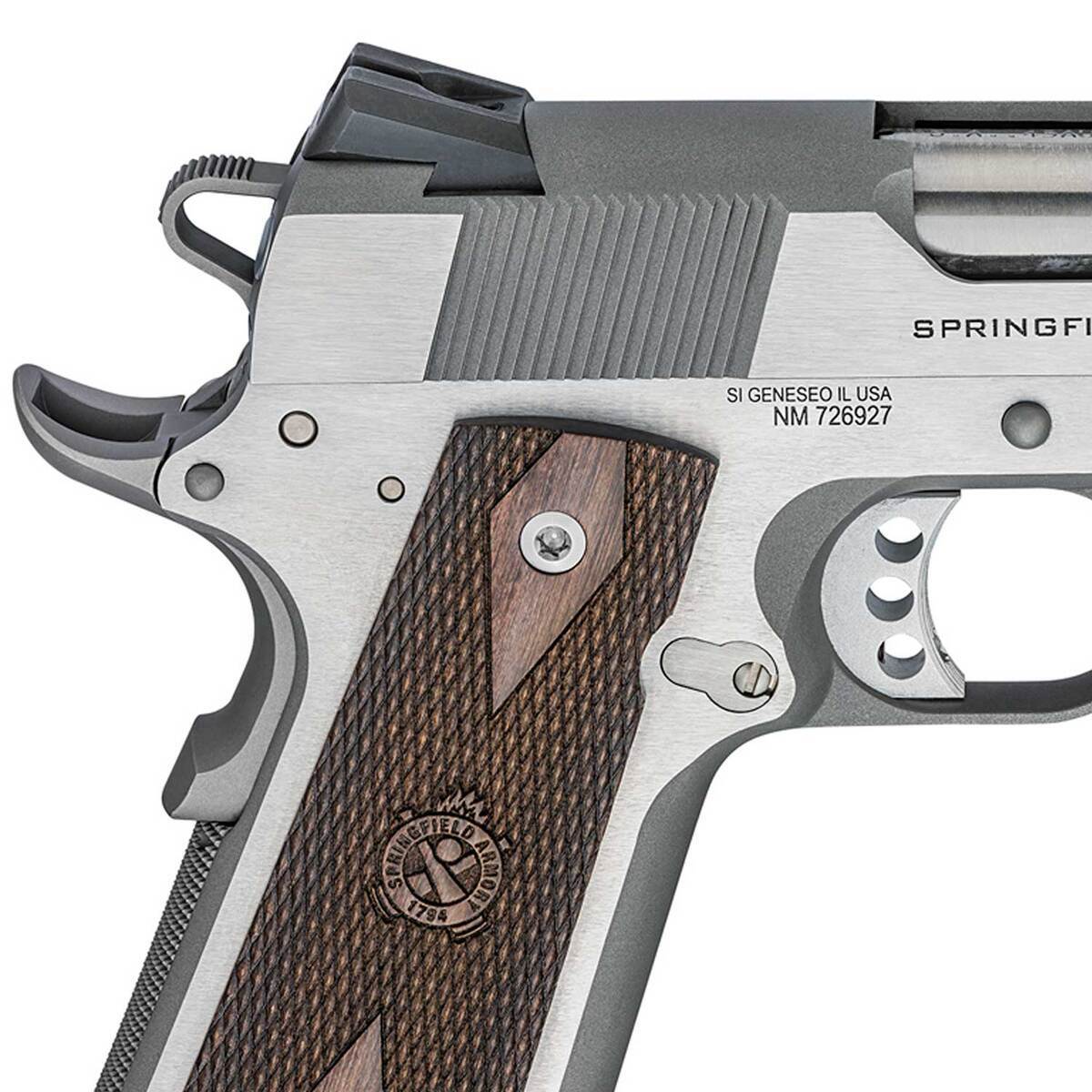 Springfield Armory 1911 Garrison 45 Auto (ACP) 5in Stainless Steel Pistol - 7+1 Rounds Springfield Armory 1911 Garrison 45 Auto (ACP) 5in Stainless Steel Pistol - 7+1 Rounds