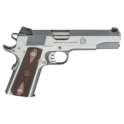 Springfield Armory 1911 Garrison 9mm Luger 5in Stainless Pistol - 9+1 Rounds - Gray image