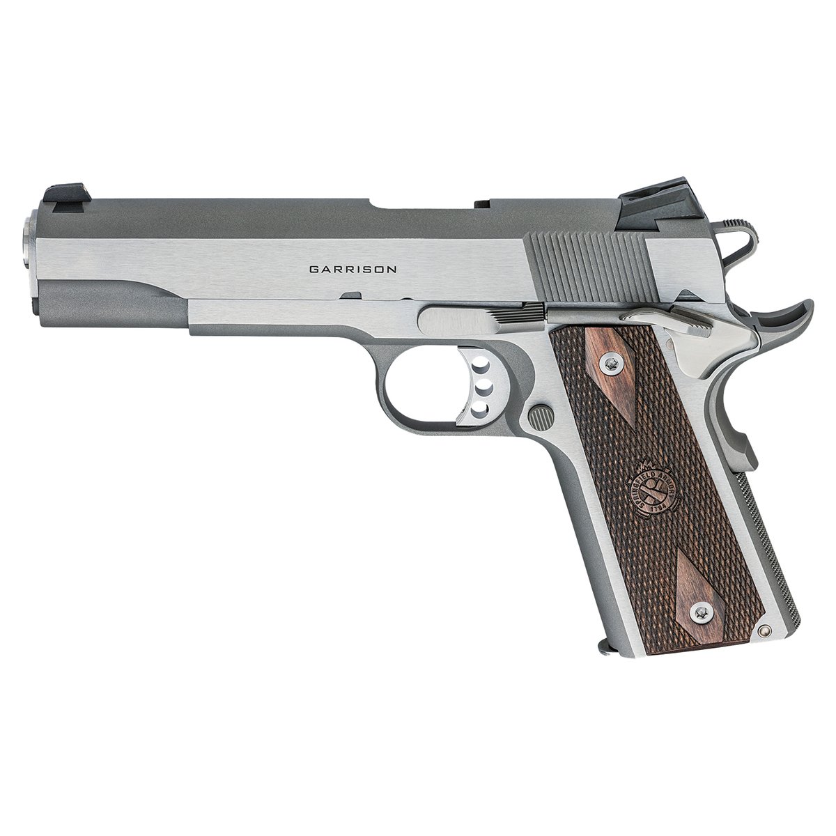 Springfield Armory 1911 Garrison 9mm Luger 5in Stainless Pistol - 9+1 Rounds - Gray Springfield Armory 1911 Garrison 9mm Luger 5in Stainless Pistol - 9+1 Rounds - Gray
