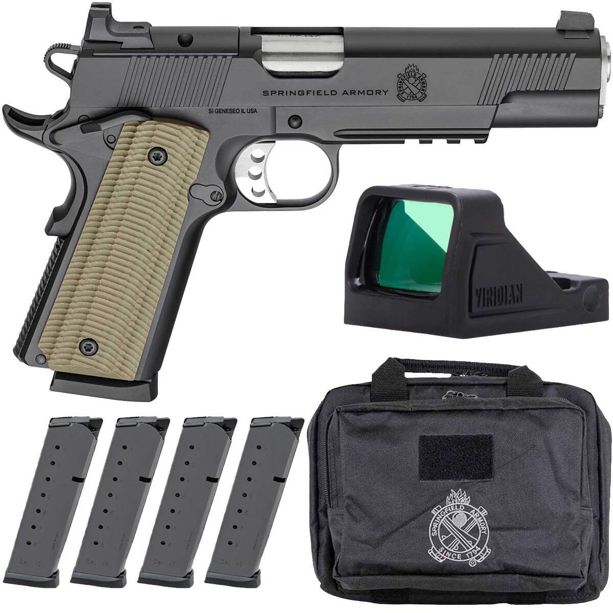 Springfield Operator Odg Springfield Armory 1911 Operator Optic Ready Gear Pac 45 Auto (ACP) 5in ...