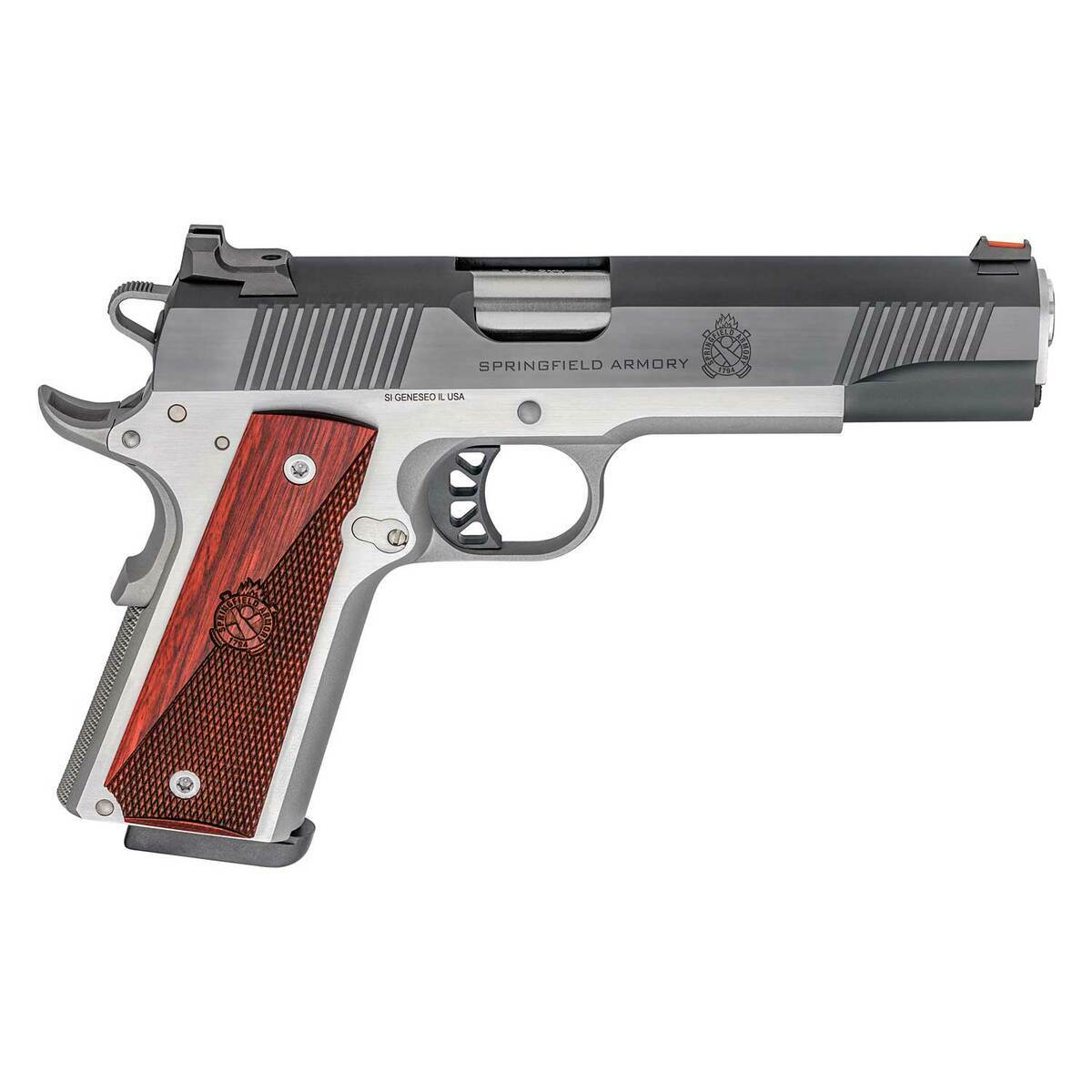 Springfield Armory 1911 Ronin 45 Auto (ACP) 5in SS/WD Pistol - 8+1 Rounds - SS/Wood Springfield Armory 1911 Ronin 45 Auto (ACP) 5in SS/WD Pistol - 8+1 Rounds - SS/Wood