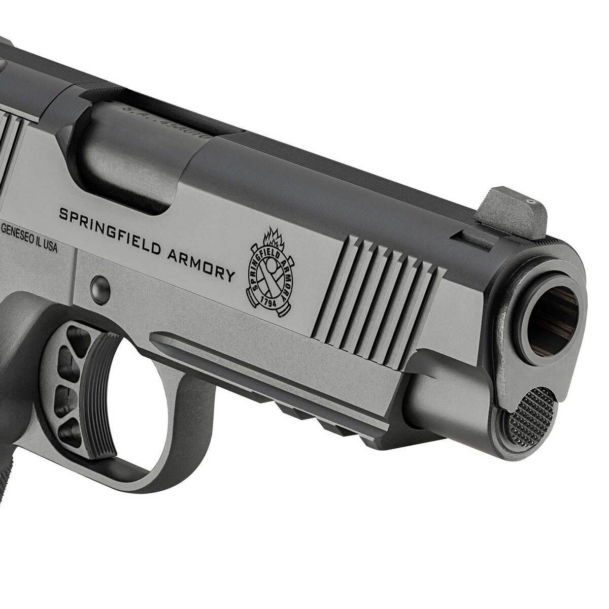 Springfield Armory 1911 TRP AOS Carry 45 Auto (ACP) 4.25in Black Cerakote Pistol - 7+1 Rounds - Black Springfield Armory 1911 TRP AOS Carry 45 Auto (ACP) 4.25in Black Cerakote Pistol - 7+1 Rounds - Black
