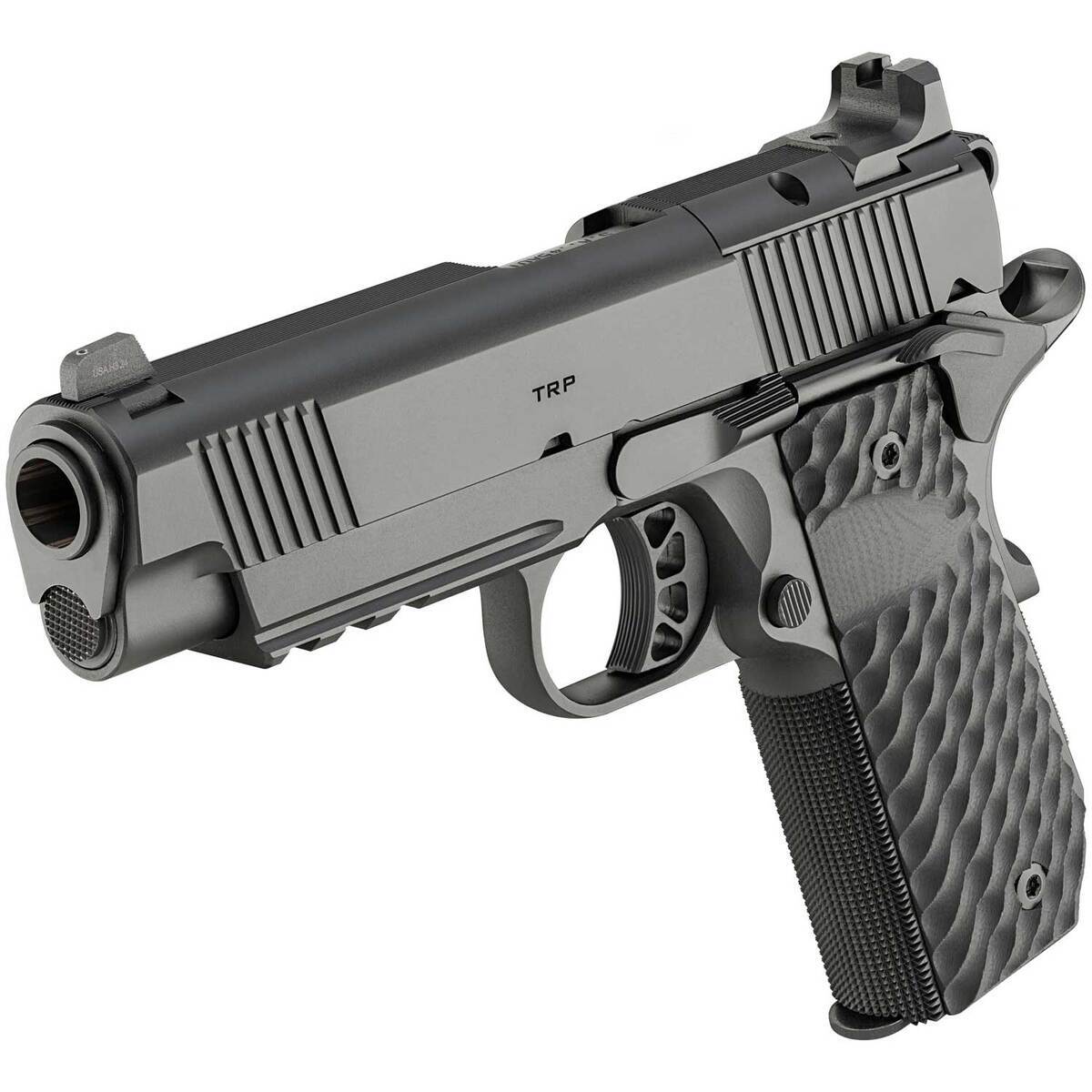 Springfield Armory 1911 TRP AOS Carry 45 Auto (ACP) 4.25in Black Cerakote Pistol - 7+1 Rounds - Black Springfield Armory 1911 TRP AOS Carry 45 Auto (ACP) 4.25in Black Cerakote Pistol - 7+1 Rounds - Black