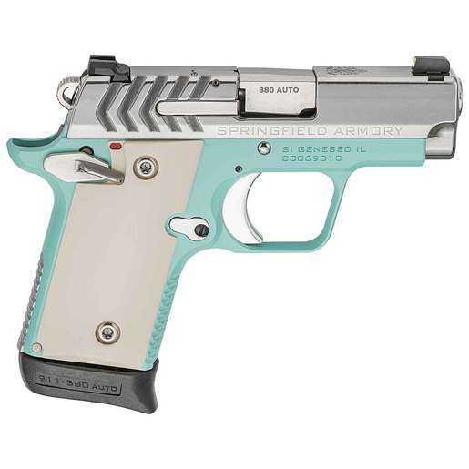Springfield Armory 911 380 Auto (ACP) 2.7in Stainless/Vintage Blue Cerakote Pistol - 7+1 Rounds image
