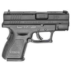 Springfield Armory Defender XD Sub-Compact 9mm Luger 3in Black Pistol - 10+1 Rounds