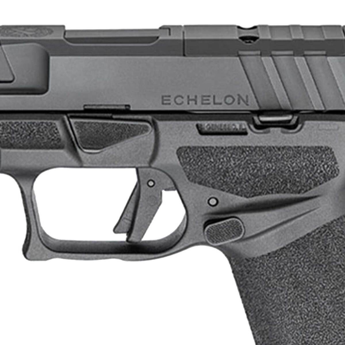 Springfield Armory Echelon 4.0 Compact Threaded Barrel 9mm Luger 4.7in Black Melonite Pistol - 18+1 Rounds - Black Springfield Armory Echelon 4.0 Compact Threaded Barrel 9mm Luger 4.7in Black Melonite Pistol - 18+1 Rounds - Black