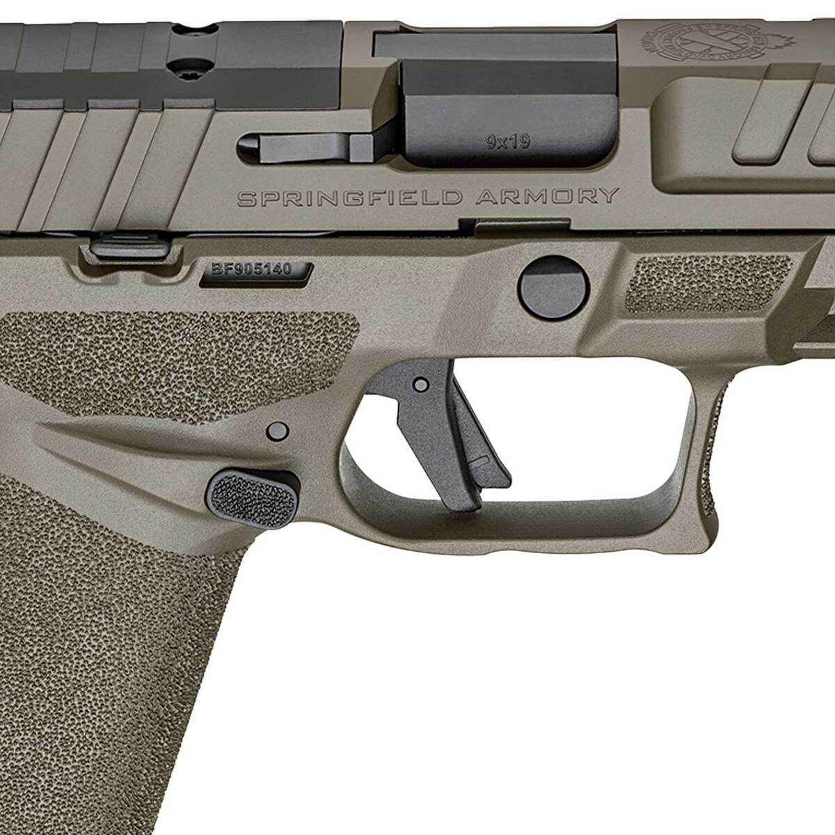Springfield Armory Echelon 9mm 4.5in OD Green Pistol 20+1 Rounds - Green Springfield Armory Echelon 9mm 4.5in OD Green Pistol 20+1 Rounds - Green