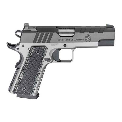 Springfield Armory Emissary 1911 9mm Luger 4.25in Stainless Steel Pistol - 9+1 Rounds - Gray image