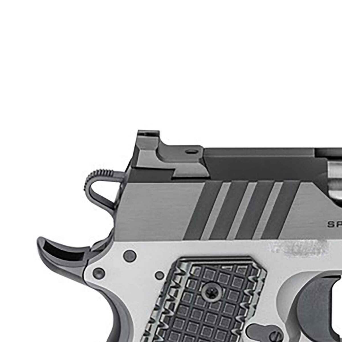 Springfield Armory Emissary 1911 9mm Luger 4.25in Stainless Steel Pistol - 9+1 Rounds - Gray Springfield Armory Emissary 1911 9mm Luger 4.25in Stainless Steel Pistol - 9+1 Rounds - Gray