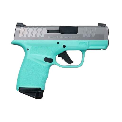 Springfield Armory Hellcat 9mm Luger 3in StainlessRobins Egg Blue Pistol  131 Rounds  Blue