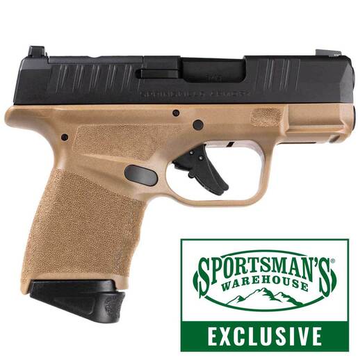 Springfield Armory Hellcat OSP 9mm Luger 3in FDEBlack Pistol  131 Rounds  Brown