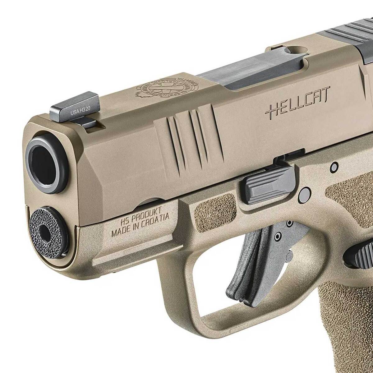 Springfield Armory Hellcat OSP Micro-Compact Gear Up '25 9mm Luger 3in Desert FDE Pistol - 10+1 Rounds - Tan Springfield Armory Hellcat OSP Micro-Compact Gear Up '25 9mm Luger 3in Desert FDE Pistol - 10+1 Rounds - Tan