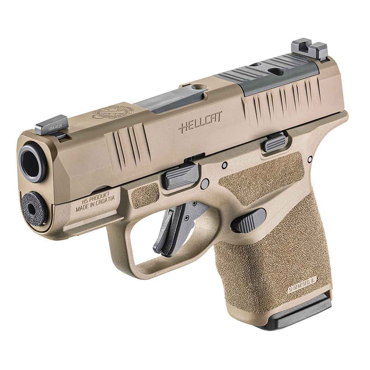 Springfield Armory Hellcat OSP Optics Ready 9mm Luger 3in FDE Pistol ...