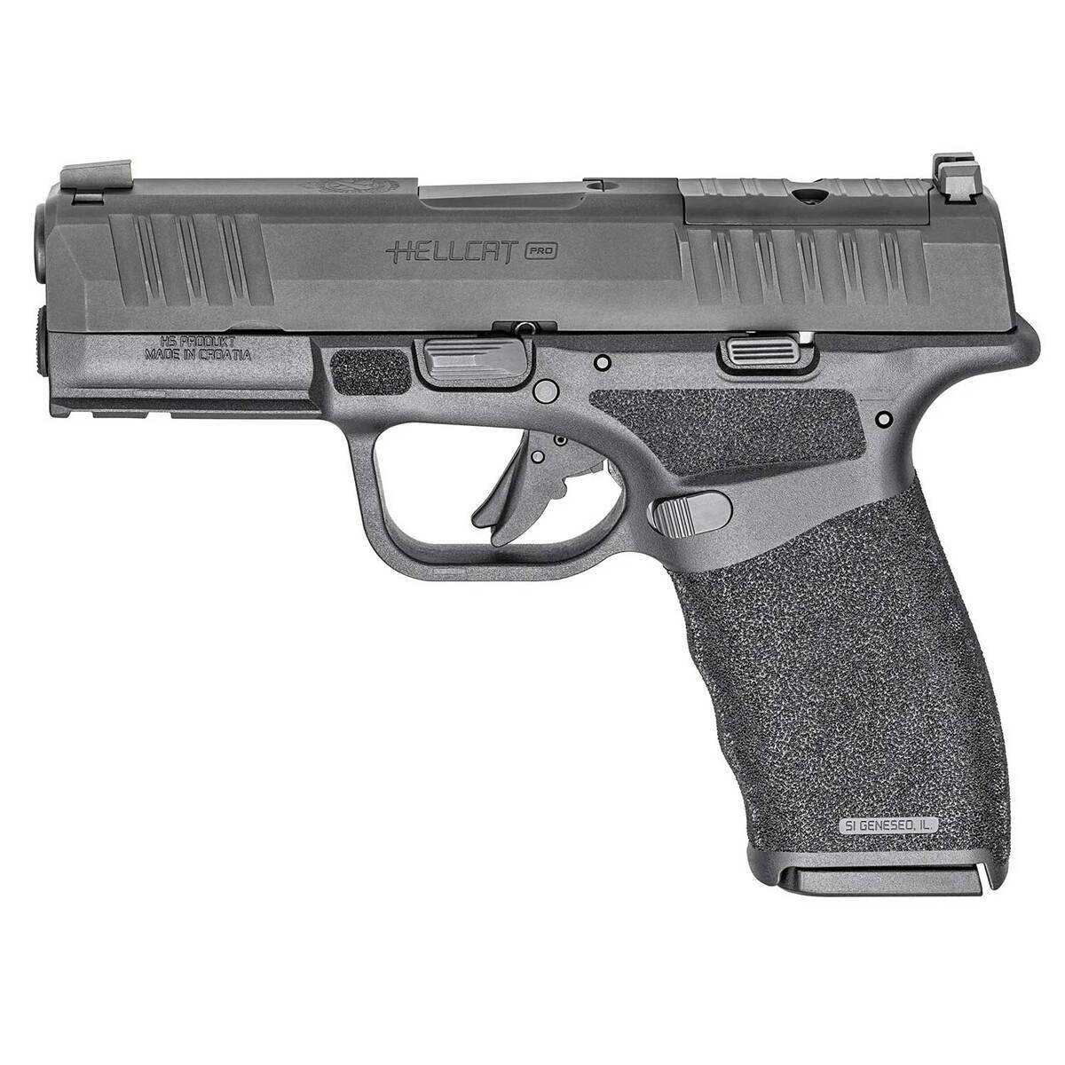 Springfield Armory Hellcat Pro 9mm Luger 3.7in Black Melonite Steel Pistol - 15+1 Rounds - Black Springfield Armory Hellcat Pro 9mm Luger 3.7in Black Melonite Steel Pistol - 15+1 Rounds - Black