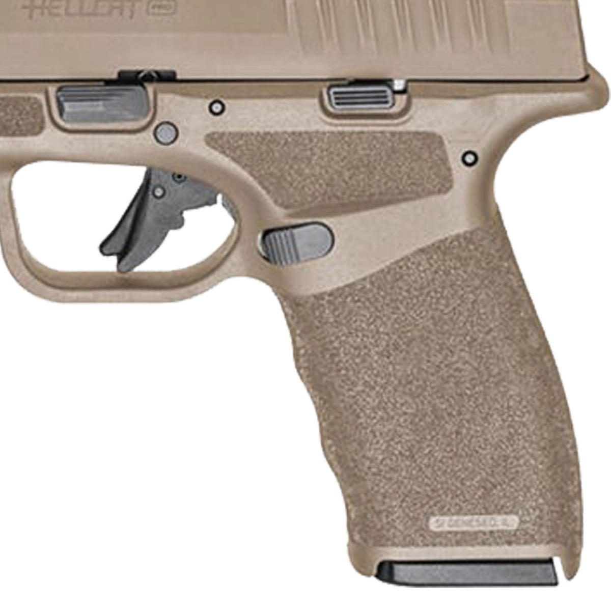 Springfield Armory Hellcat Pro 9mm Luger 3.7in Flat Dark Earth Pistol ...