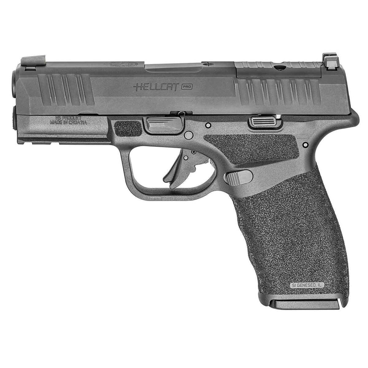Springfield Armory Hellcat Pro 9mm Luger 3.7in Black Melonite Pistol - 15+1 Rounds - Black Springfield Armory Hellcat Pro 9mm Luger 3.7in Black Melonite Pistol - 15+1 Rounds - Black
