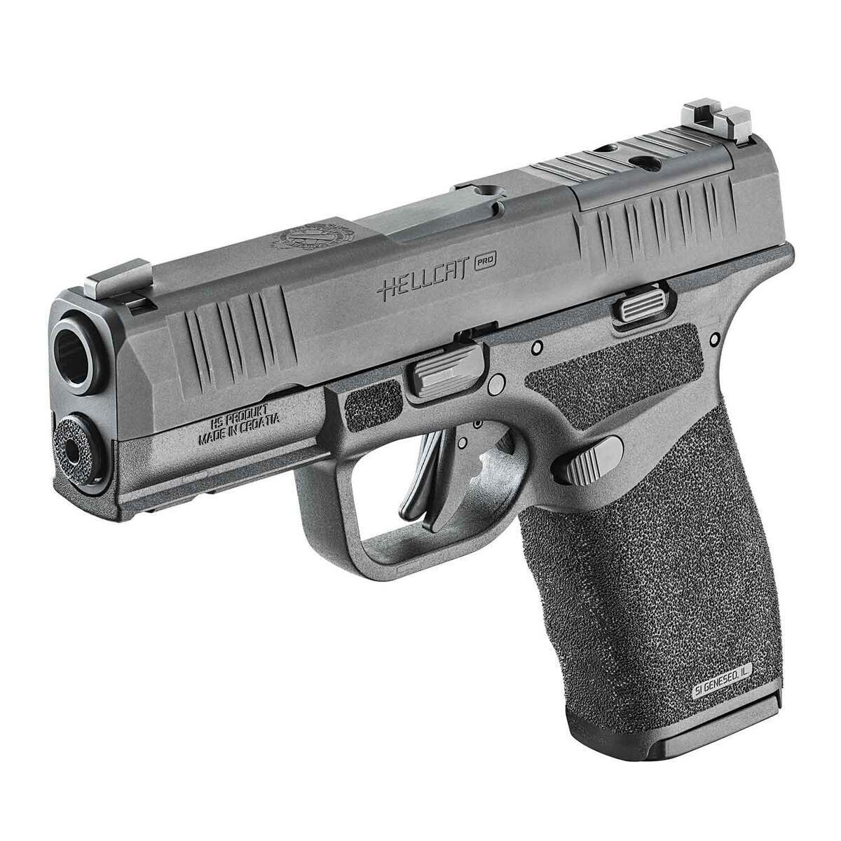 Springfield Armory Hellcat Pro 9mm Luger 3.7in Black Melonite Pistol - 15+1 Rounds - Black Springfield Armory Hellcat Pro 9mm Luger 3.7in Black Melonite Pistol - 15+1 Rounds - Black