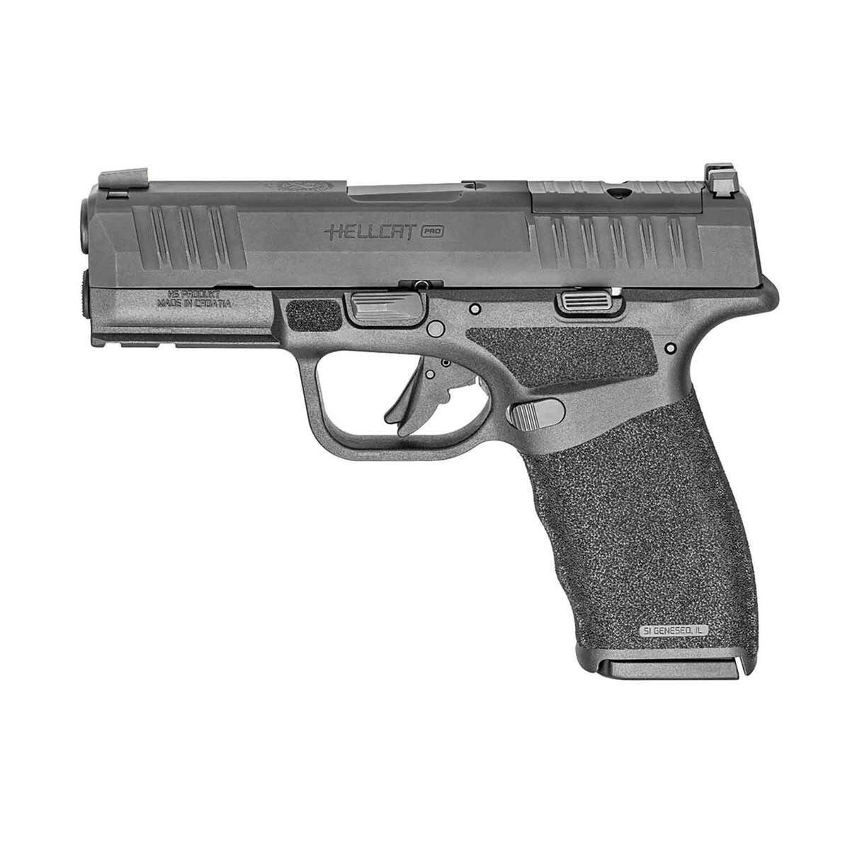 Springfield Armory Hellcat Pro OSP 9mm Luger 3.7in Melonite Black Pistol - 15+1 Rounds - Black Springfield Armory Hellcat Pro OSP 9mm Luger 3.7in Melonite Black Pistol - 15+1 Rounds - Black