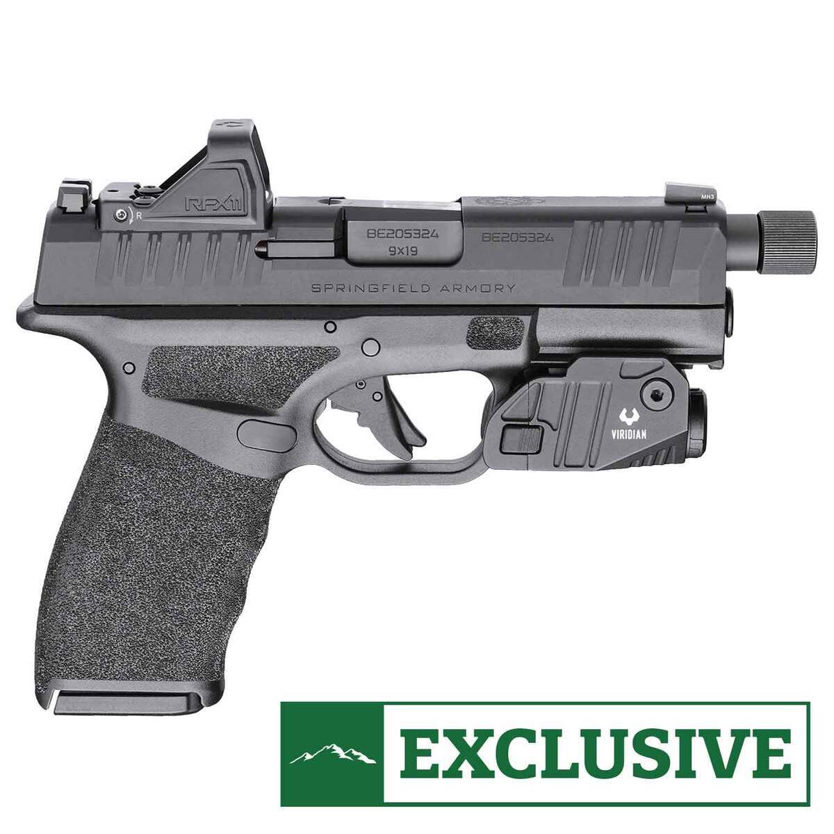 Springfield Armory Hellcat Pro OSP Threaded 9mm Luger 4.4in Black ...