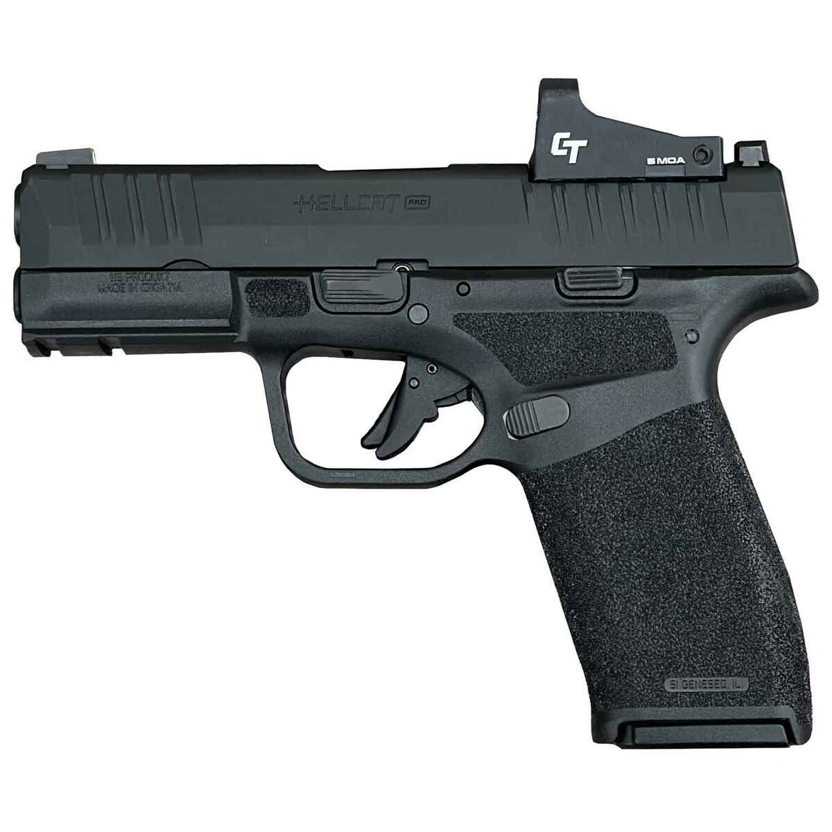Springfield Armory Hellcat Pro OSP Gear Up Package 9mm Luger 3.7in Black Melonite Pistol - 10+1 Rounds - Black Springfield Armory Hellcat Pro OSP Gear Up Package 9mm Luger 3.7in Black Melonite Pistol - 10+1 Rounds - Black