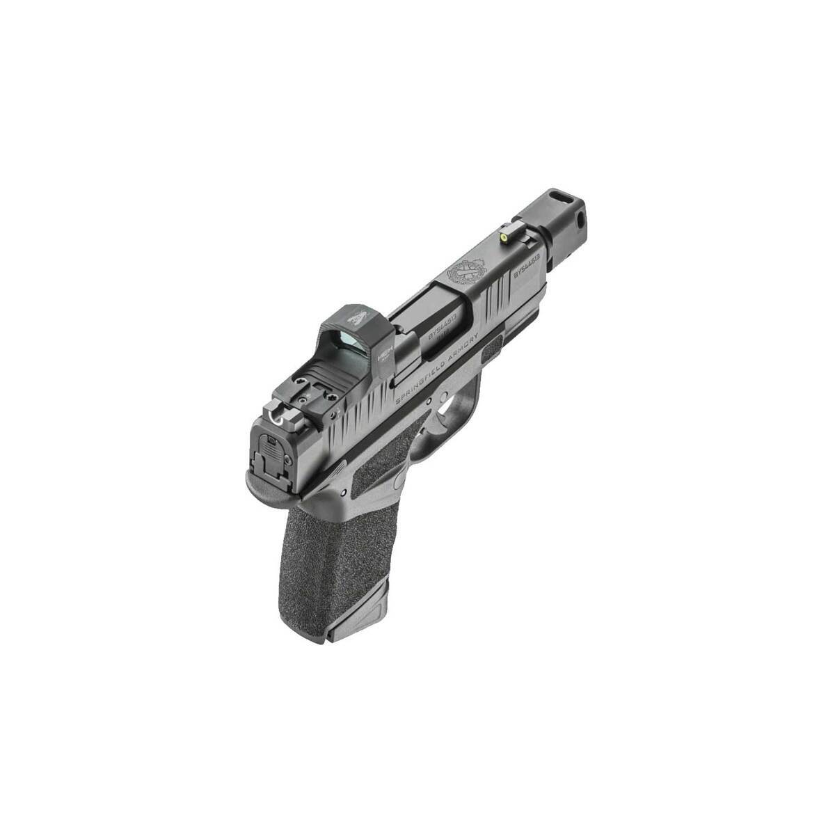 Springfield Armory Hellcat RDP Manual Safety with Hex Wasp Red Dot Sight 9mm Luger 3.8in Black Pistol – 13+1 Rounds - Black Springfield Armory Hellcat RDP Manual Safety with Hex Wasp Red Dot Sight 9mm Luger 3.8in Black Pistol – 13+1 Rounds - Black