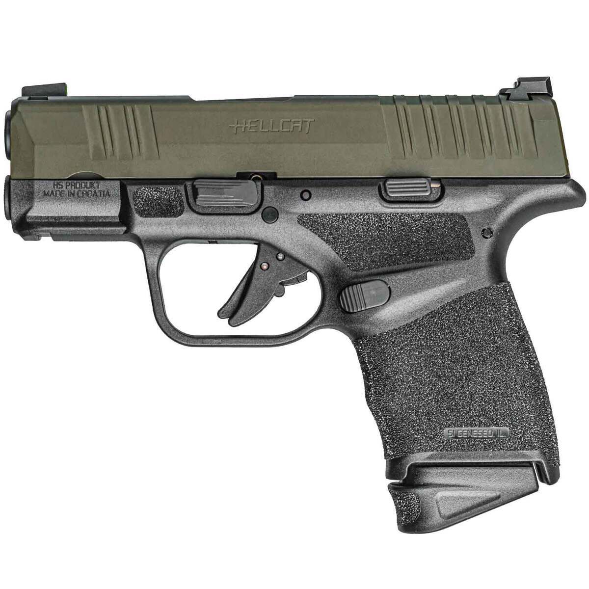 Springfield Armory Hellcat Sling Package 9mm Luger 3in OD Green Pistol ...