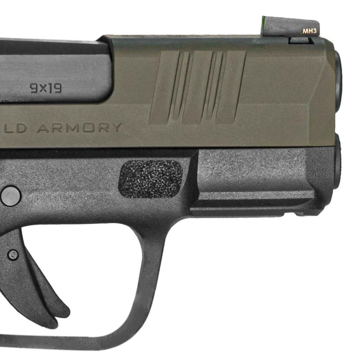Springfield Armory Hellcat Sling Package 9mm Luger 3in OD Green Pistol - 15+1 Rounds - Green Springfield Armory Hellcat Sling Package 9mm Luger 3in OD Green Pistol - 15+1 Rounds - Green