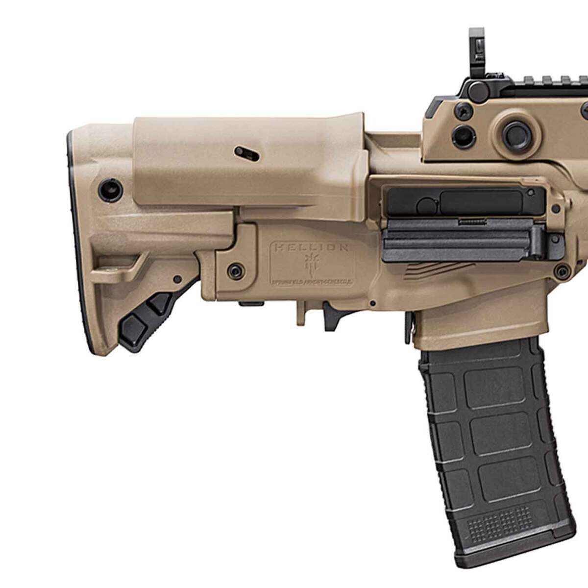Springfield Armory Hellion 5.56mm NATO 16in Flat Dark Earth Semi Automatic Modern Sporting Rifle - 30+1 Rounds - Tan Springfield Armory Hellion 5.56mm NATO 16in Flat Dark Earth Semi Automatic Modern Sporting Rifle - 30+1 Rounds - Tan