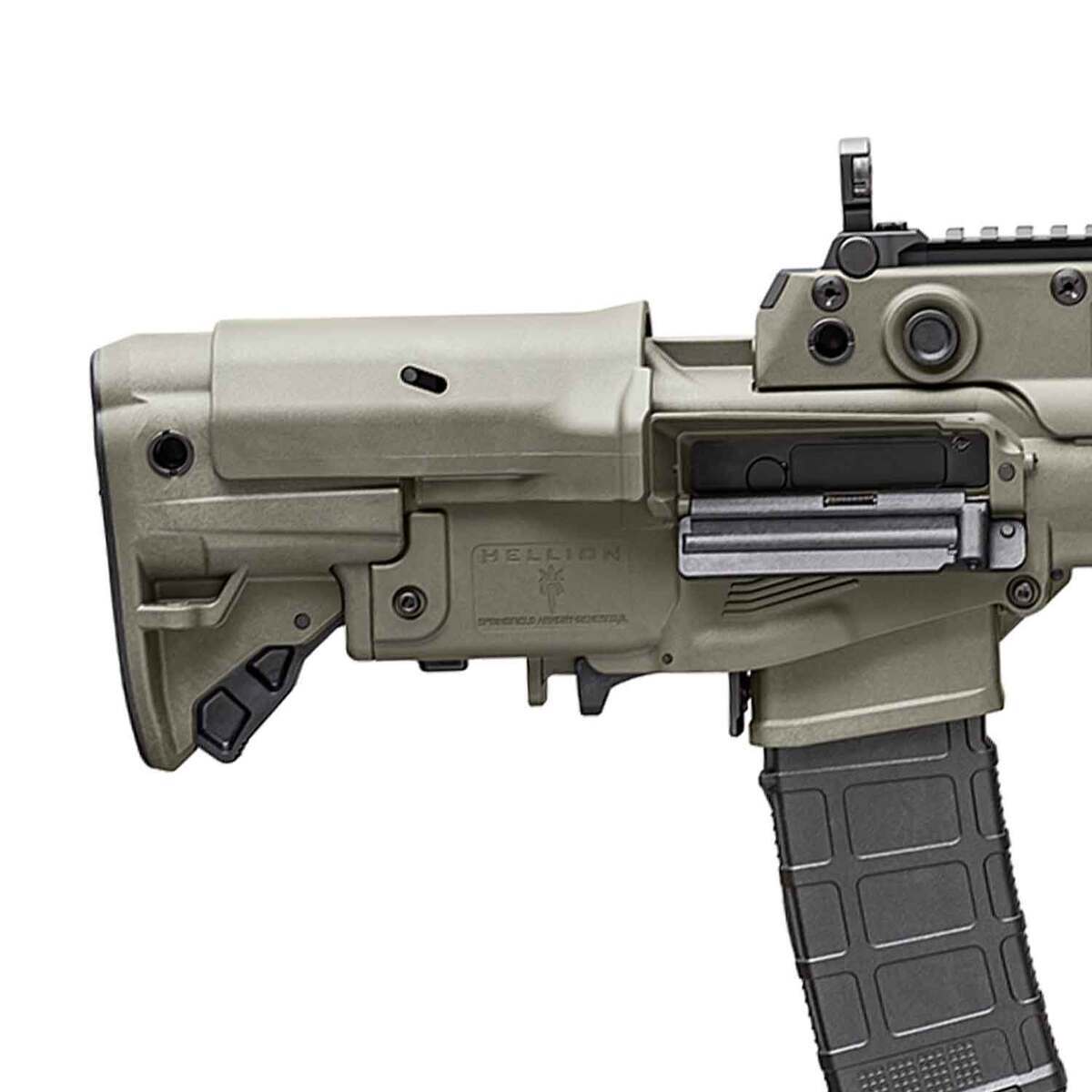 Springfield Armory Hellion 5.56mm NATO 16in Olive Drab Green Semi Automatic Modern Sporting Rifle - 30+1 Rounds - Green Springfield Armory Hellion 5.56mm NATO 16in Olive Drab Green Semi Automatic Modern Sporting Rifle - 30+1 Rounds - Green