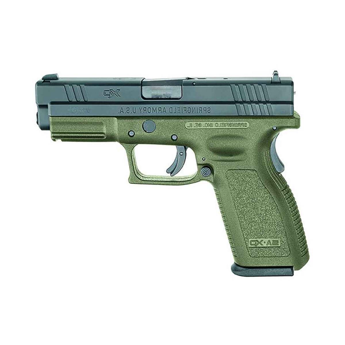 Springfield Armory X-Treme Duty 9mm Luger 4in Green Pistol - 10+1 Rounds - Green Springfield Armory X-Treme Duty 9mm Luger 4in Green Pistol - 10+1 Rounds - Green