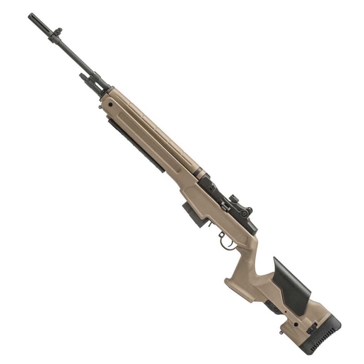 Springfield Armory Loaded M1A 308 Winchester 22in Parkerized Semi Automatic Modern Sporting Rifle - 10+1 Rounds - Tan Springfield Armory Loaded M1A 308 Winchester 22in Parkerized Semi Automatic Modern Sporting Rifle - 10+1 Rounds - Tan
