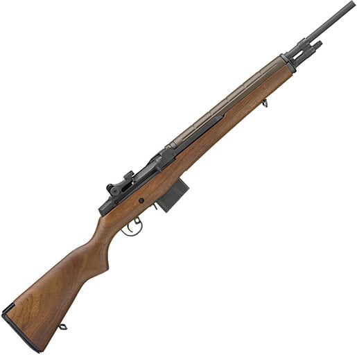 Springfield Armory Loaded M1A  308 Winchester 22in Walnut/Black Parkerized Semi Automatic Modern Sporting Rifle - 10+1 Rounds - Brown image
