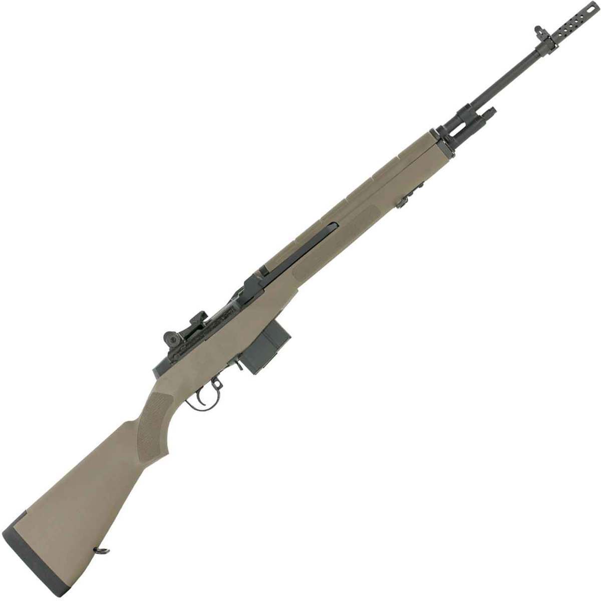 Springfield Armory M1A 308 Winchester 22in FDE/Black Parkerized Semi Automatic Modern Sporting Rifle - 10+1 Rounds - Tan Springfield Armory M1A 308 Winchester 22in FDE/Black Parkerized Semi Automatic Modern Sporting Rifle - 10+1 Rounds - Tan
