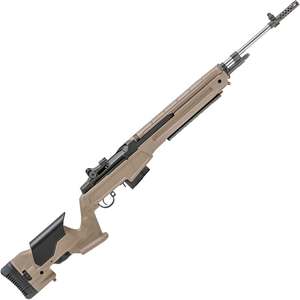 Springfield Armory M1A Loaded 6.5 Creedmoor 22in Desert Brown/Black Parkerized Semi Automatic Modern Sporting Rifle - 10+1 Rounds