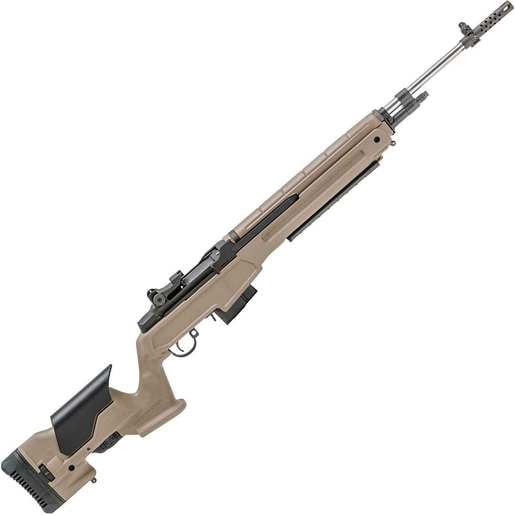 Springfield Armory M1A Loaded 6.5 Creedmoor 22in Desert Brown/Black Parkerized Semi Automatic Modern Sporting Rifle - 10+1 Rounds - Tan image