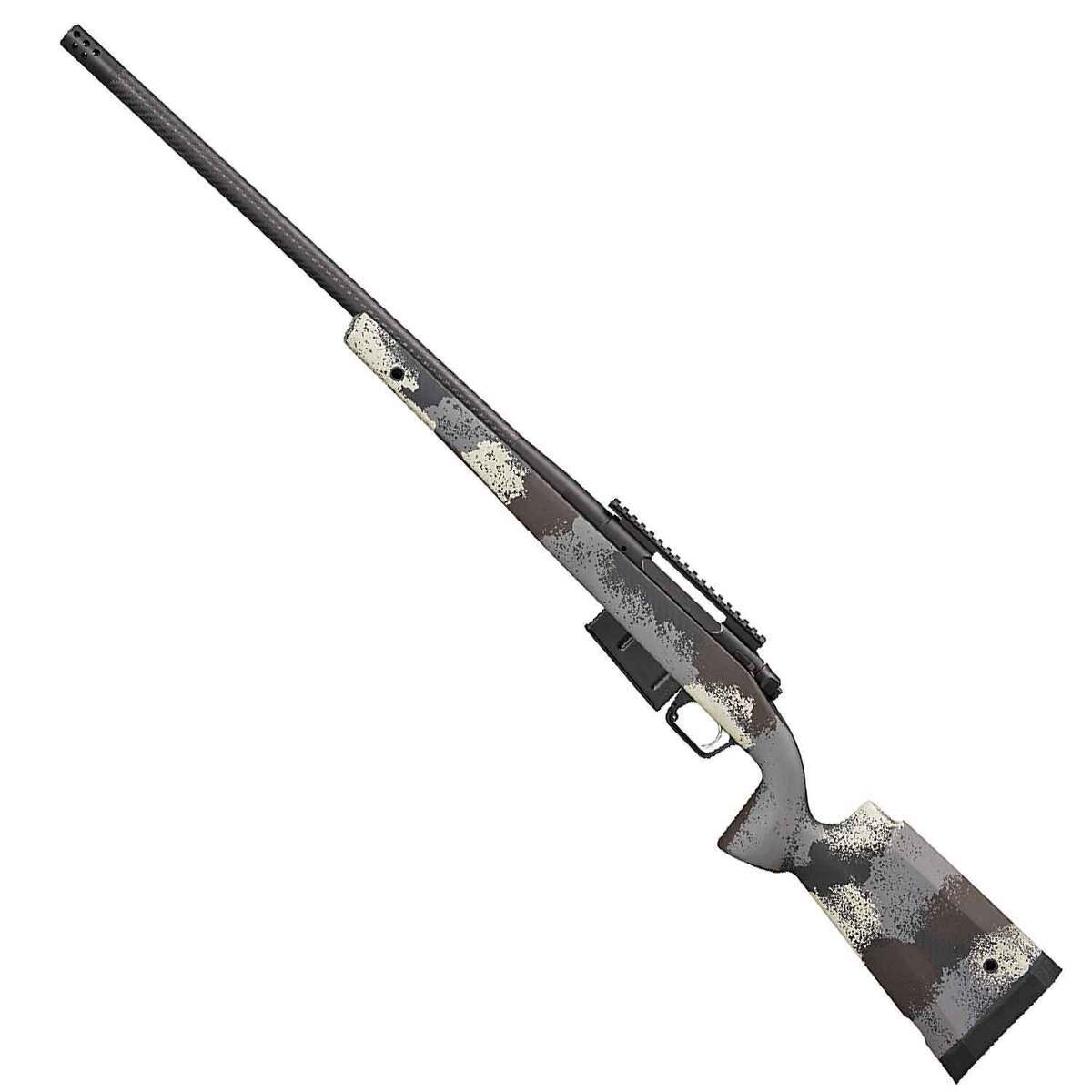 Springfield Armory Model 2020 Waypoint 300 Winchester Magnum Graphite Black Cerakote Bolt Action Rifle - 24in - Ridgeline Camo Springfield Armory Model 2020 Waypoint 300 Winchester Magnum Graphite Black Cerakote Bolt Action Rifle - 24in - Ridgeline Camo