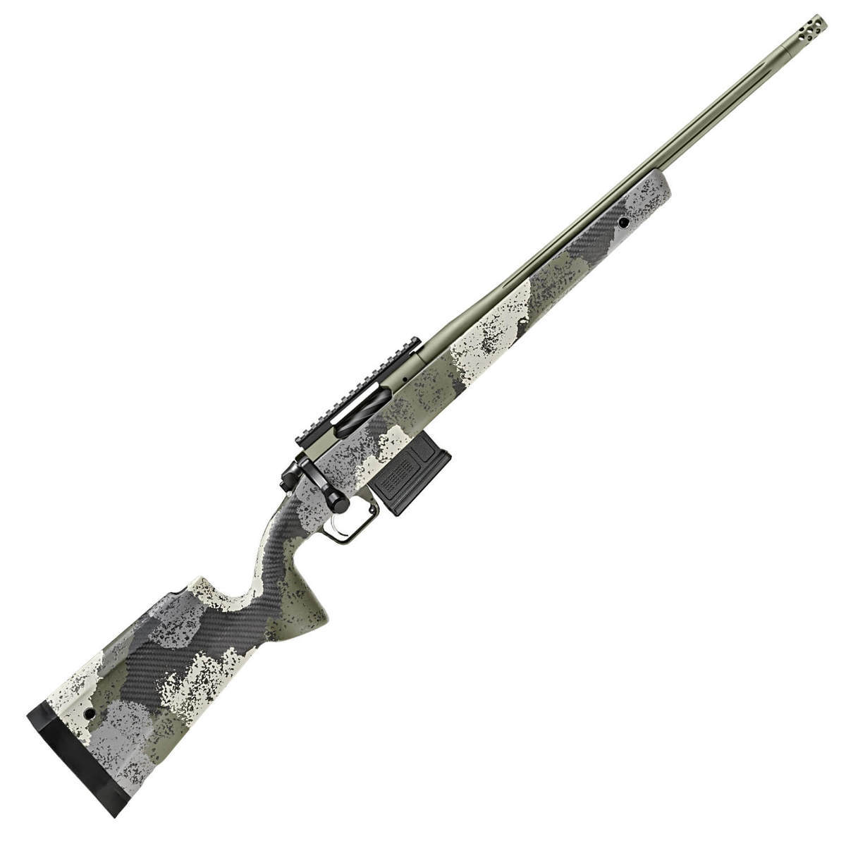 Springfield 2020 308 Springfield Armory Model 2020 Waypoint Carbon Fiber/Evergreen Camo Bolt ...