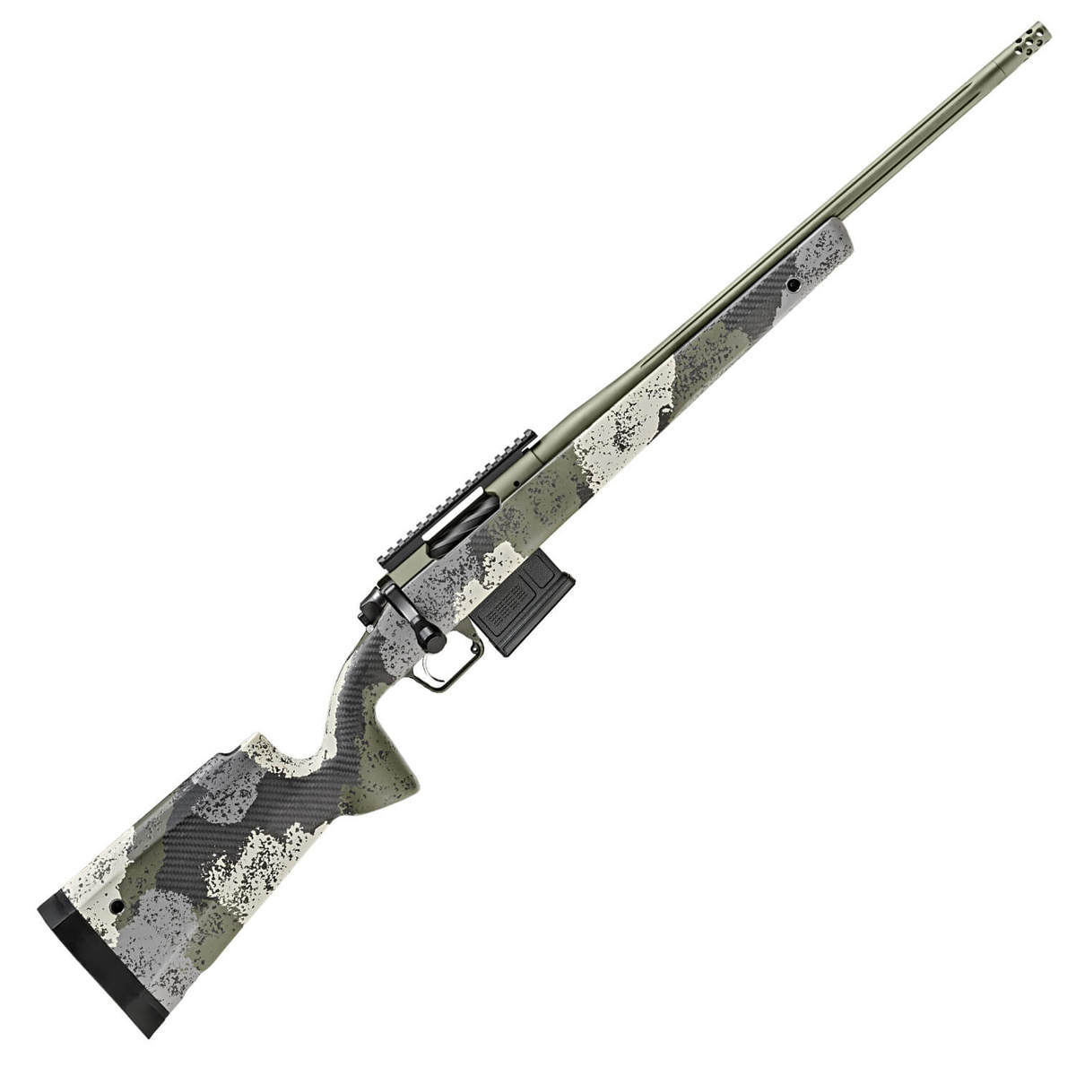 Springfield Armory Model 2020 Waypoint Carbon Fiber/Evergreen Camo Bolt Action Rifle - 6mm Creedmoor - 20in - Evergreen Camo Springfield Armory Model 2020 Waypoint Carbon Fiber/Evergreen Camo Bolt Action Rifle - 6mm Creedmoor - 20in - Evergreen Camo