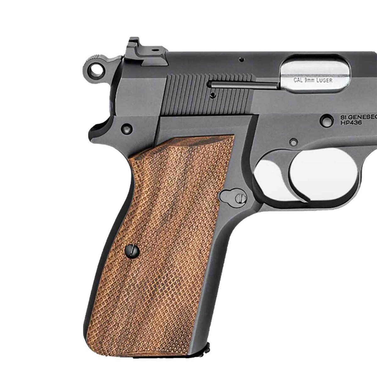 Springfield Armory SA-35 9mm Luger 4.7in Blued/Wood Pistol - 15+1 Rounds - Black Springfield Armory SA-35 9mm Luger 4.7in Blued/Wood Pistol - 15+1 Rounds - Black
